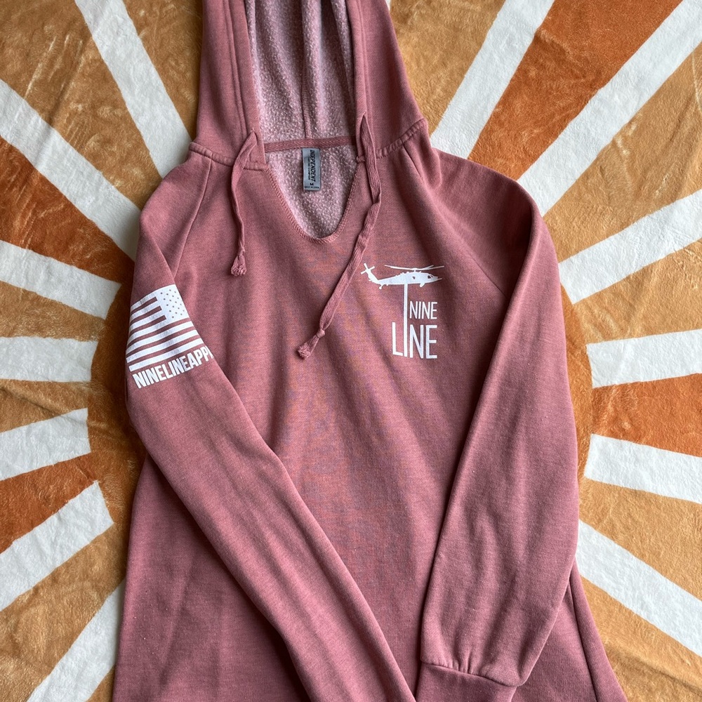 NINE LINE pink Women’s Hoodie -M